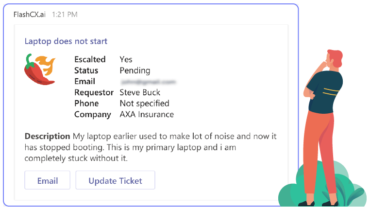 View Existing Ticket
